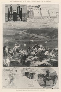 Les expériences de tir pratique sur le terrain à Aldershot